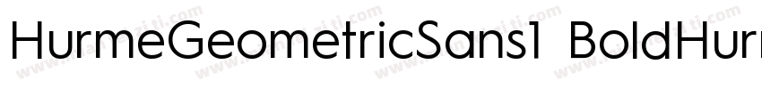 HurmeGeometricSans1 BoldHurmeGeomet字体转换
